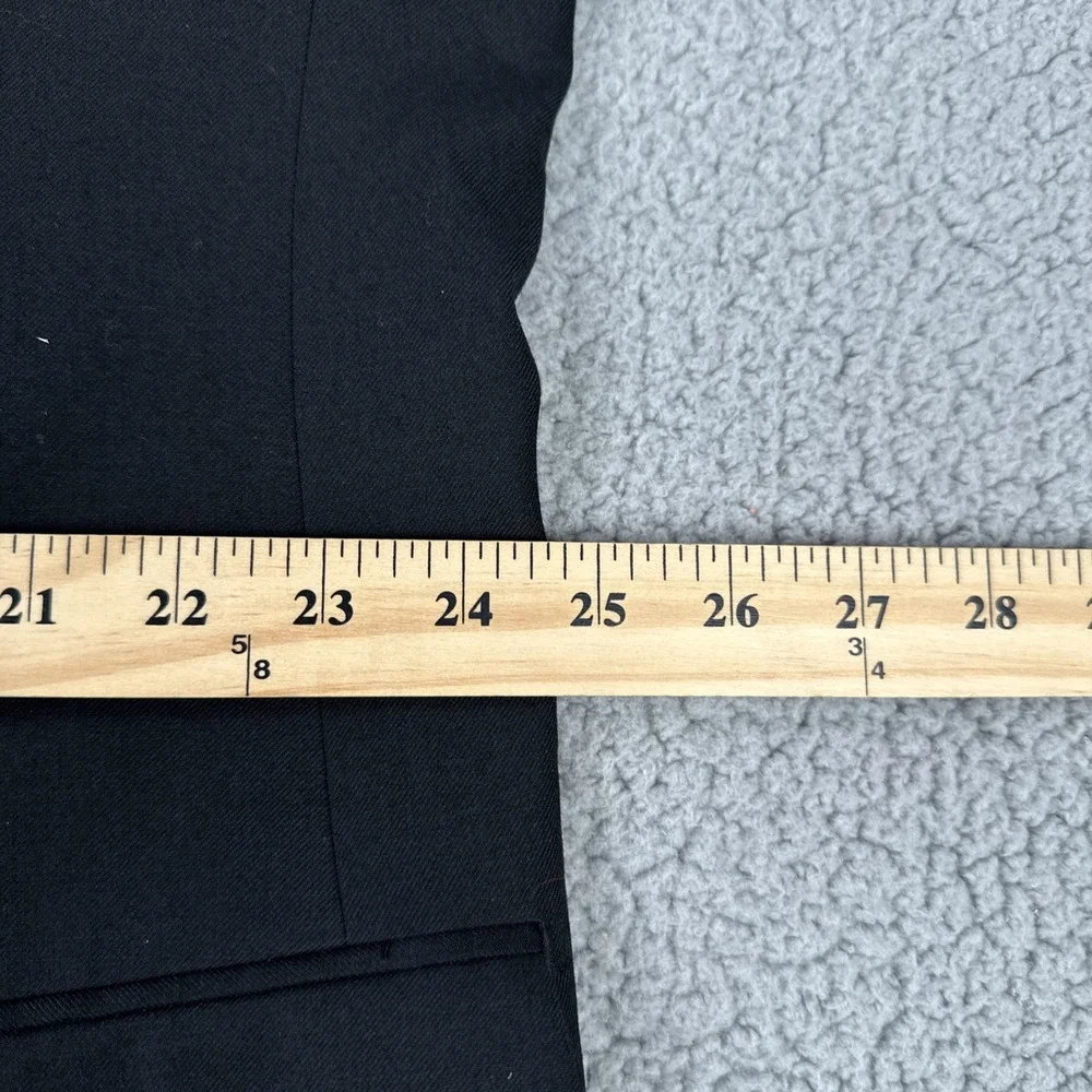 Mantoni Super 140s Wool Blazer Men 50R Black Wrinkle Resistant Suit Jacket Italy